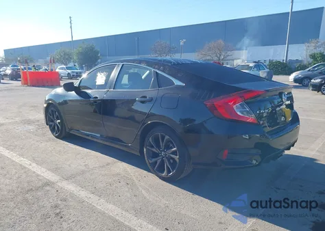 2019 Honda Civic Sport из США, поврежденный, VIN 19XFC2F8XKE201540